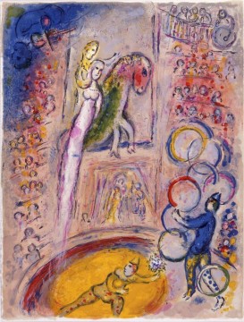 contemporary Painting - The contemporary Circus Marc Chagall